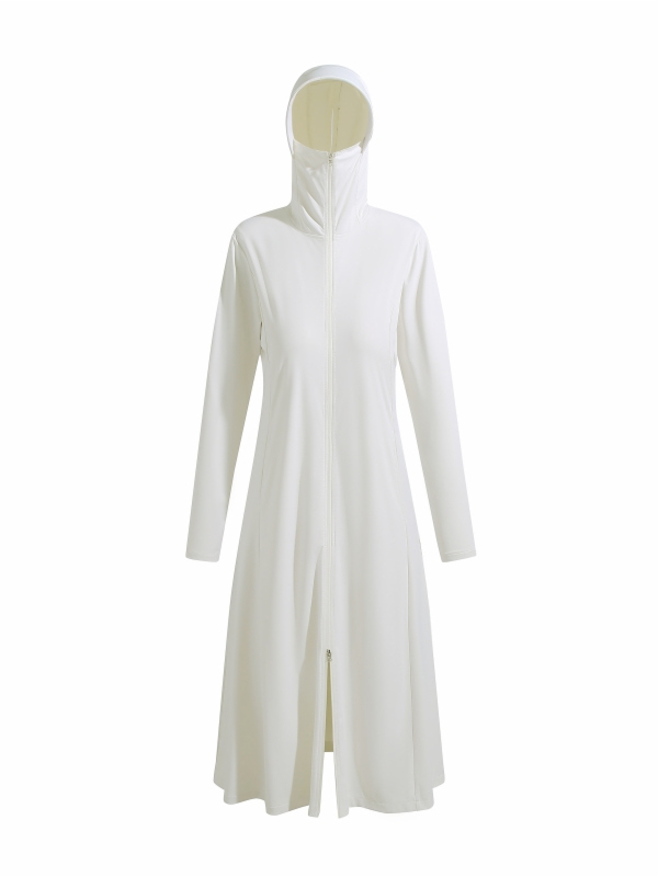 Summer Clothing Styles For Women - ロング軽量ルーズアイスシルク UV 保護服男性女性夏の新スタイルファッショナブルなブランド日焼け止めアウターコート