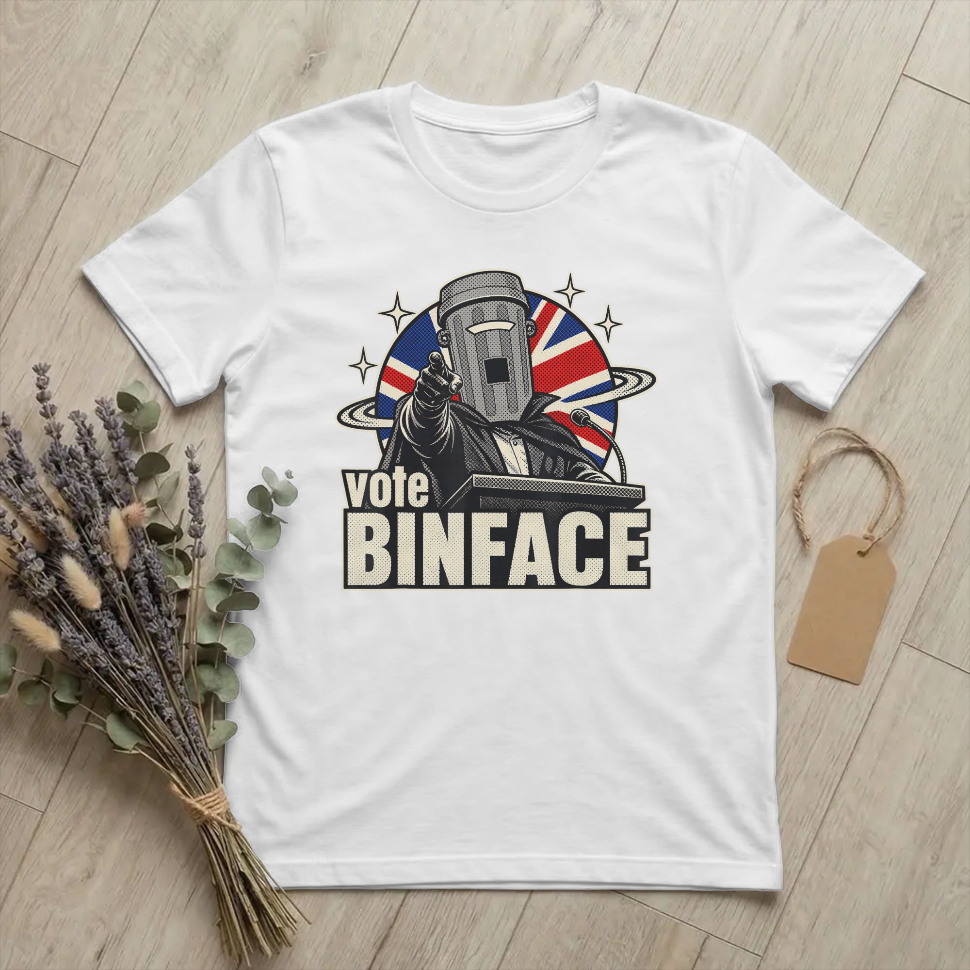 Summer Clothing Uk Men - カウント・ビンフェイスに投票するイギリス総選挙Tシャツメンズメーカーフィールド面白い純綿TシャツクルーネックTシャツ夏服