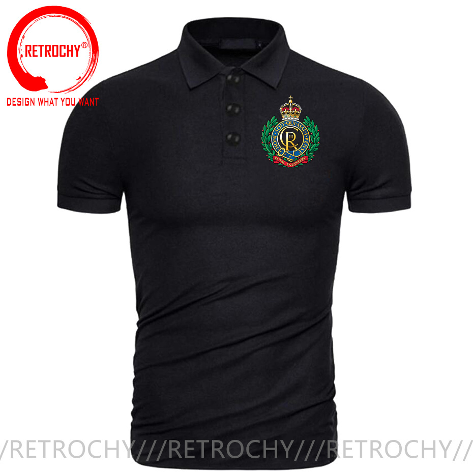 Summer Clothing Uk Men - 英国王立工兵隊ポロシャツ 男女兼用 スタイリッシュ ファッション ナショナルチームシャツ スポーツウェア