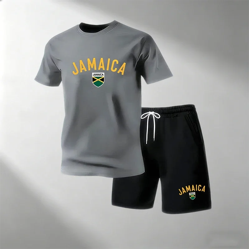ジャマイカ サマーカジュアルTシャツセット メンズ Oネック - Summer Clothing Haul のレビューと価格