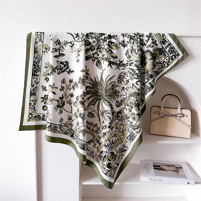 ビーチパレオサロングスカーフ女性用ツイルシルク感90X90c - Sarong Pareo Wrap のレビューと価格