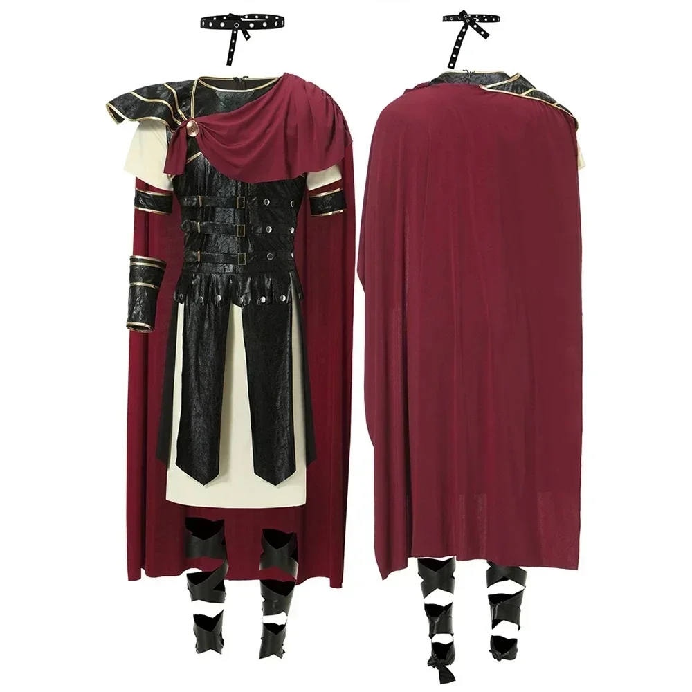 ハロウィン中世ローマ王室騎士戦士マントスパルタ剣闘士衣装騎士 - Summer Vacation Clothing Men のレビューと価格