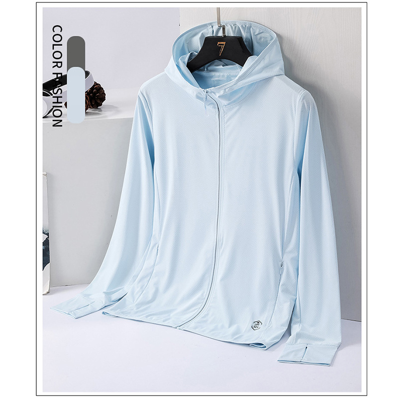 日焼け止め服upf50日焼け止めジャケット女性男性UV層アイ - Summer Rays Clothing のレビューと価格