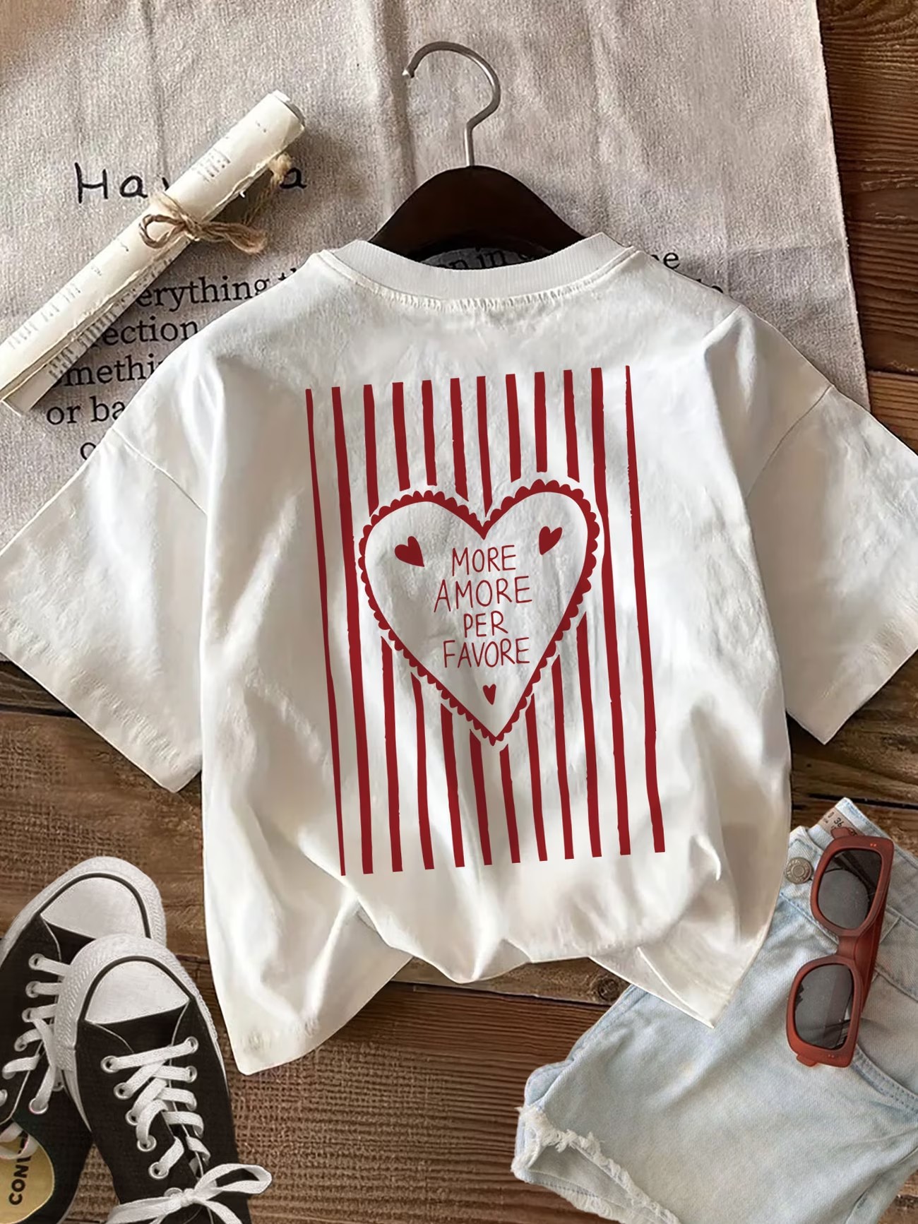 More Amor Por Favor レディース Tシャツ - Summer Clothing In Spanish のレビューと価格