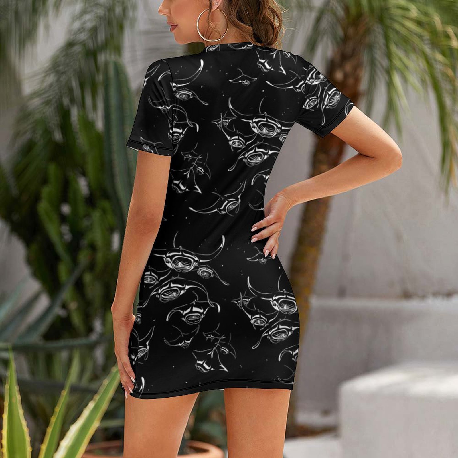 マンタレイズ ランディング 半袖ドレス レディース服 夏物  - Summer Rays Clothing のレビューと価格
