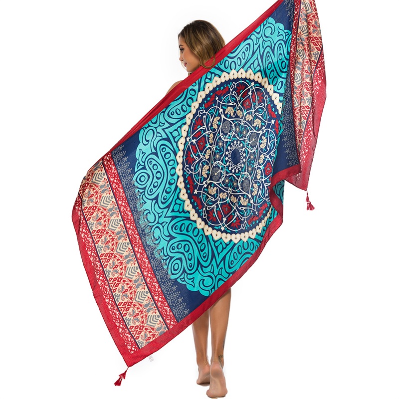 2018 新 90 × 180 センチメートルツイル綿パレオ - Sarong Pareo Wrap のレビューと価格