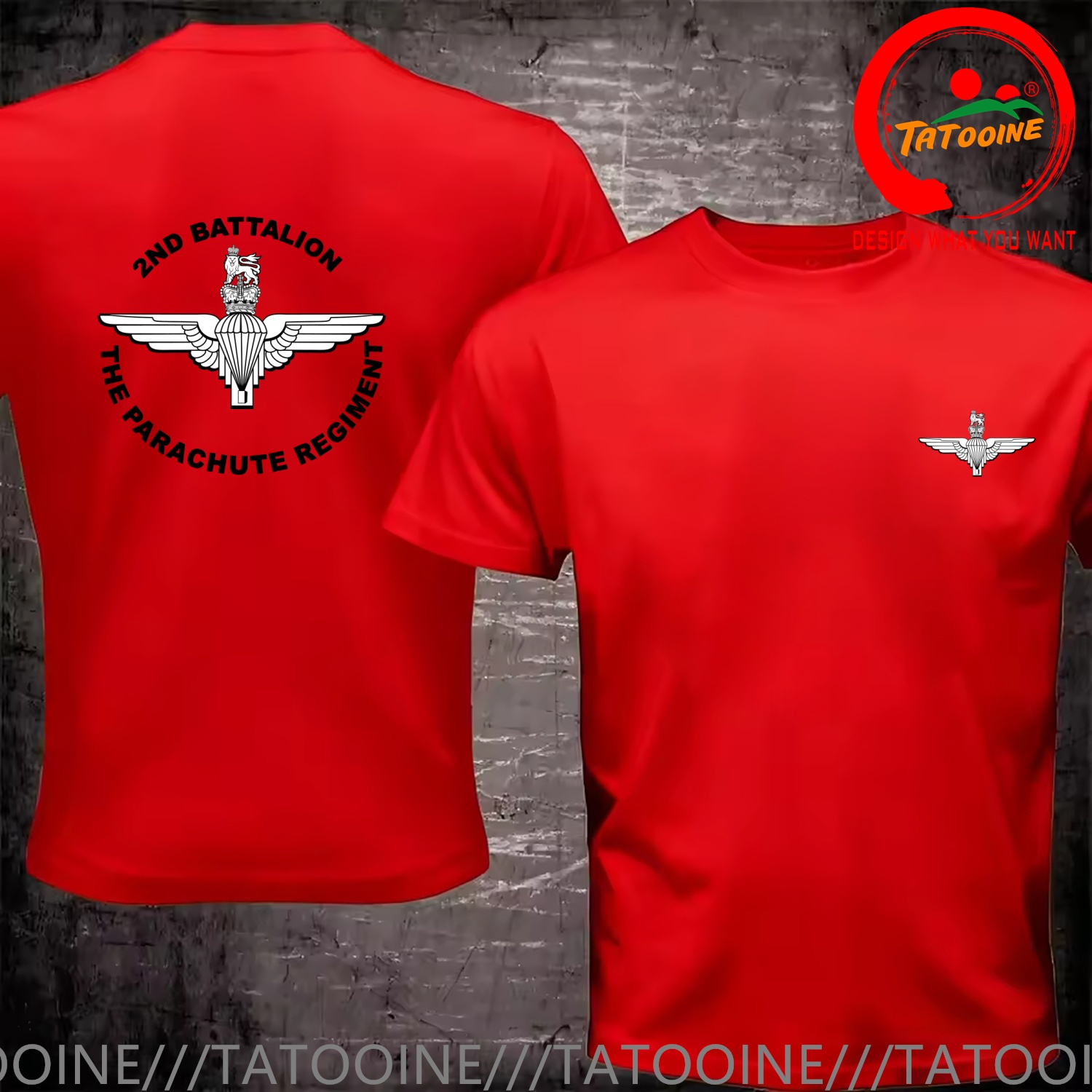 面白いデザイン英国軍英国パラシュート連隊シャツ男性ファッショ - Summer Clothing Uk Men のレビューと価格