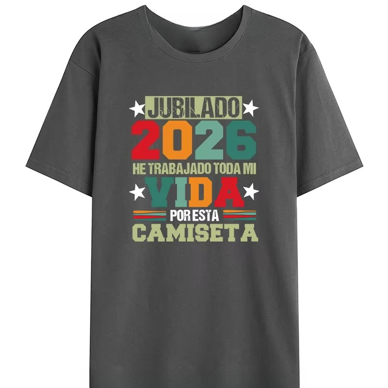 スペイン語「Retired 2026」と書かれた「I've  - Summer Clothing In Spanish のレビューと価格