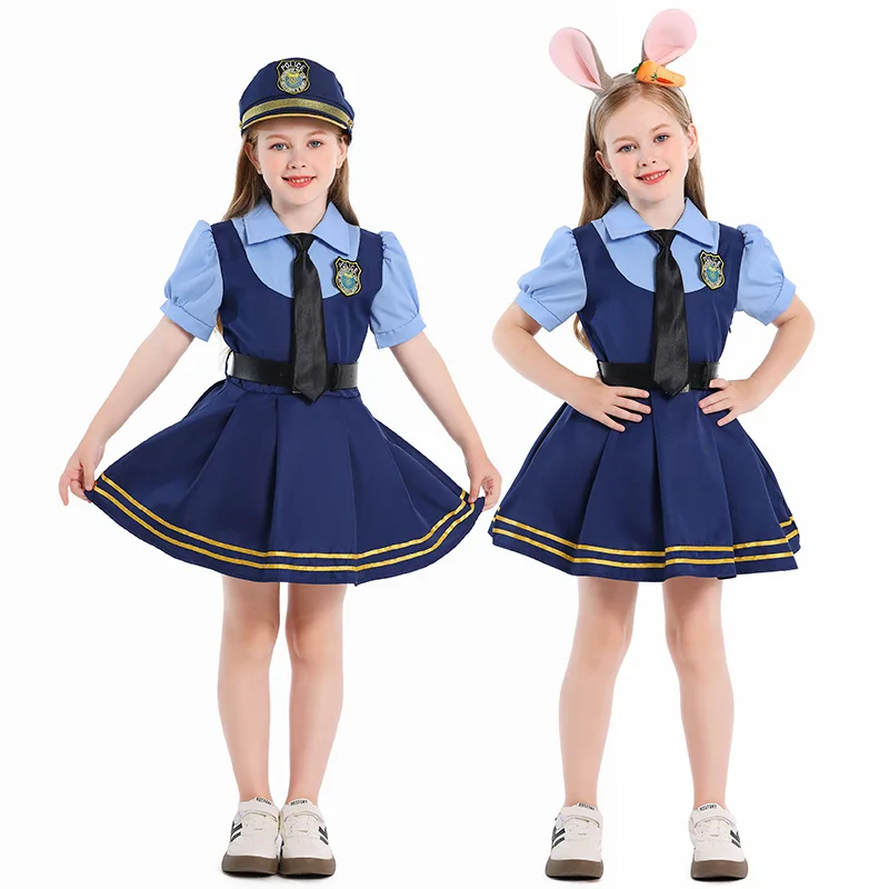 女の子用コスプレ ジュディ・ホップス 警察官コスチューム 子 - Summer Vacation Clothing Men のレビューと価格