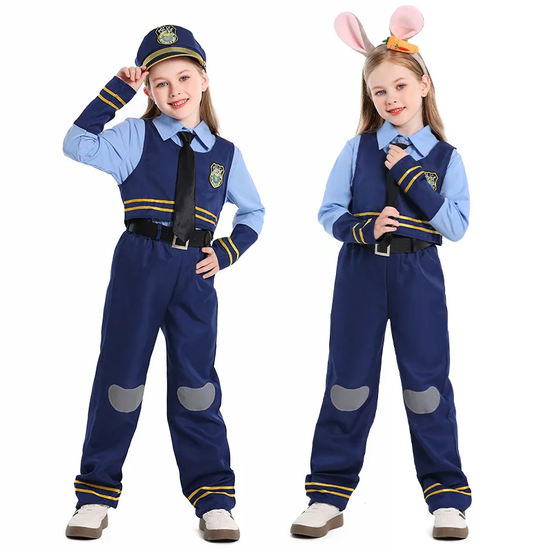 女の子用コスプレ ジュディ・ホップス 警察官コスチューム 子 - Summer Vacation Clothing Men のレビューと価格